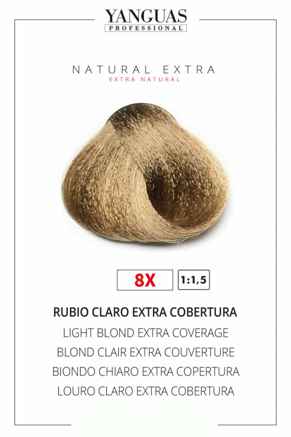Tinte Rubio Claro Extra Cobertura 8x Attraxtion