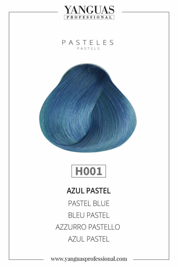 Coloración Azul Pastel H001