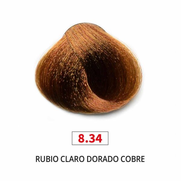 Tinte Rubio Claro Dorado Cobre 8.34 Attraxtion